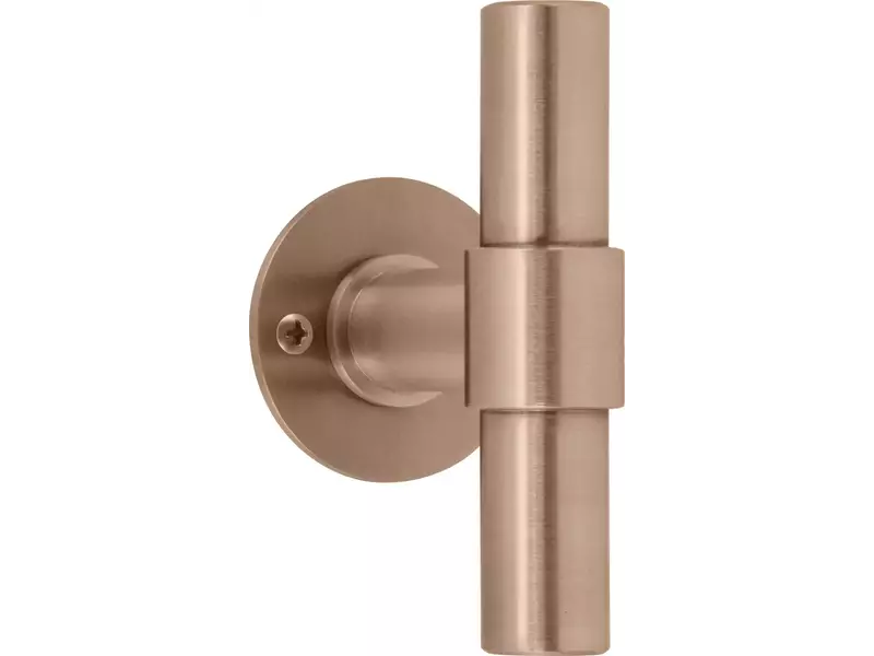 Deurknop PVD licht brons One Piet Boon PBT20V, Vast op rozet